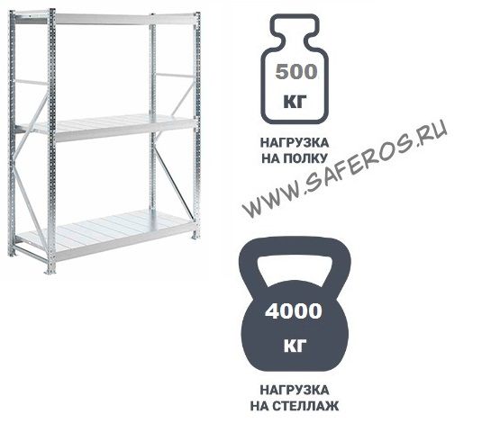 Стеллаж MS PRO 200/210X40/3 фото нашего сайта 